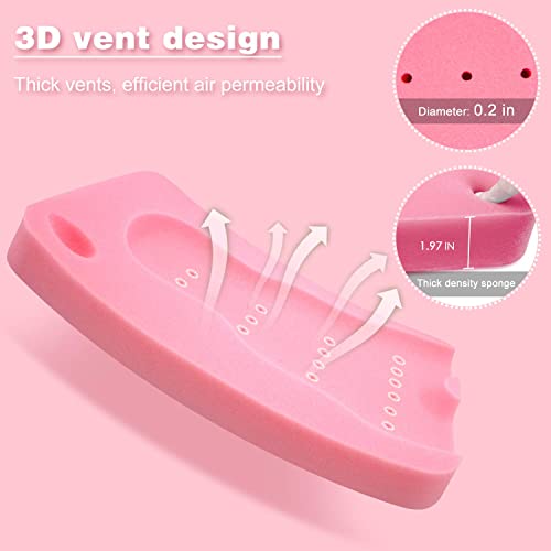 Hallo Soft Bath Sponge - Thick, Breathable & Quick-Drying (Pink)