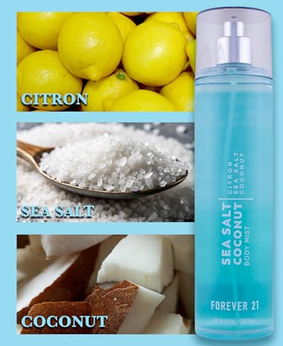 Forever 21 Sea Salt Coconut Body Mist - Refreshing 8 fl oz Spray