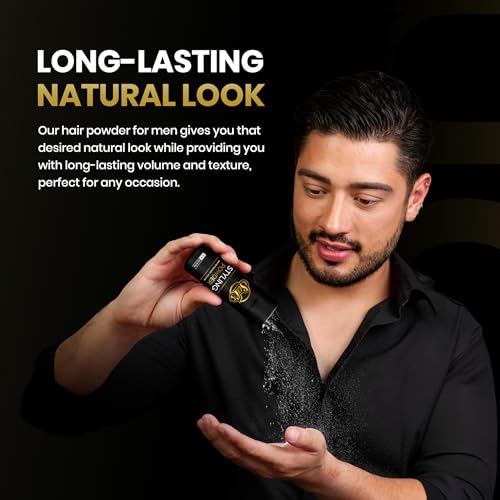 Sal's Professional Hair Styling Powder for Men - Natural Look & Strong Hold