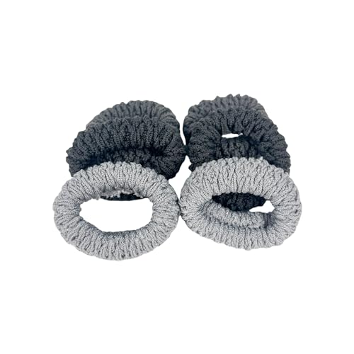 BLBM High Elastic Hair Ties - 6 Pack Seamless Ponytail Holders