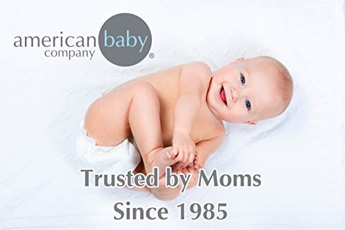 100% Cotton Toddler Thermal Blanket - Soft & Stretchy, 36" x 48", Blue