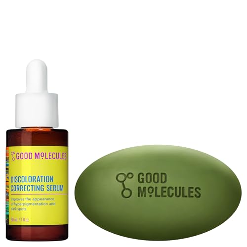 Brightening Skincare Set for Face & Body with Discoloration Serum & Cleansing Bar