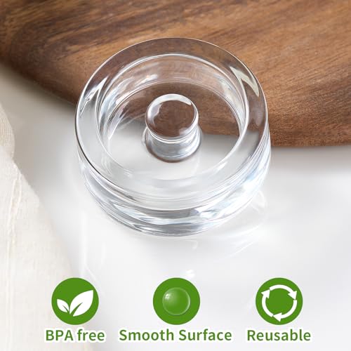 Mfacoy Fermentation Glass Weights - 4-Pack for Wide Mouth Jars
