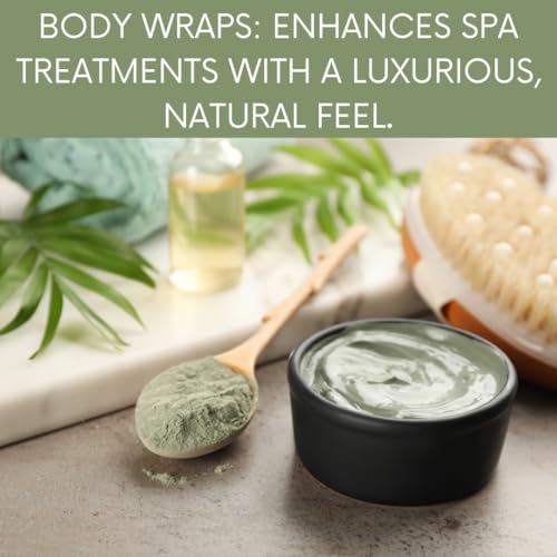 Natural Green Clay for Facial Masks & Body Wraps - 0.5LBS by mGanna
