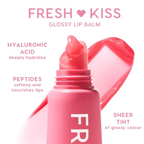 ColourPop Fresh Kiss Glossy Lip Balm Set - Strawberry Milk & Whipped Cream (2 Count) - Hydrating Lip Care with Peptides