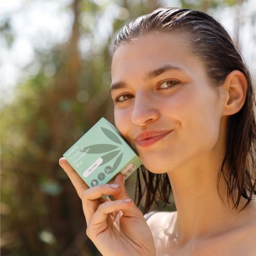 Seek Bamboo Tea Tree Shampoo Bar for Oily Hair | Natural & Sulfate-Free