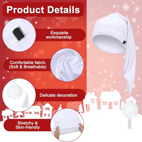 Geyoga Men's Sleeping Cap - Comfortable Breathable Sleep Hat, 2 Pack