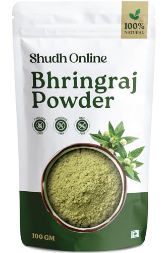 Pure Bhringraj Powder for Hair Growth - 100g Eclipta Alba