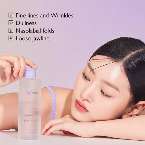 Fraijour Retin-Collagen 3D Core Toner with Bakuchiol & Collagen, 8.45 fl.oz