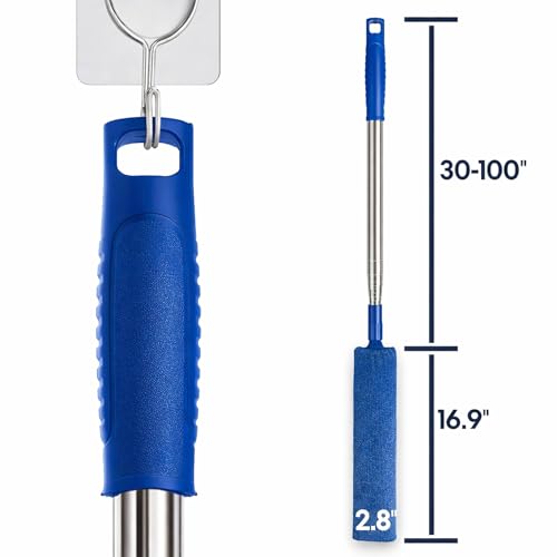 ELEANRA Retractable Gap Dust Cleaner with Extension Pole & 3 Cloths
