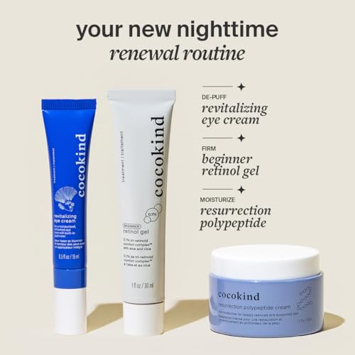 Cocokind Revitalizing Eye Cream with Cooling Metal Applicator, 0.5 fl oz