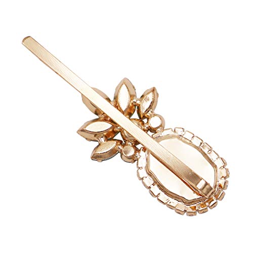Rosemarie & Jubalee Pineapple Statement Pin with Green and Yellow Crystals