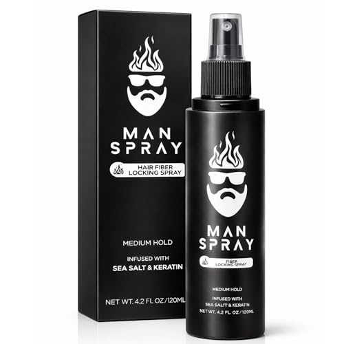 Hair Fiber Locking Spray with Sea Salt & Keratin - 4.2 FL. OZ