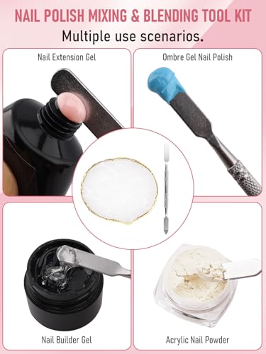 YOOVR 223-in-1 Nail Art Tools Kit with Sponges, Brushes & Palette