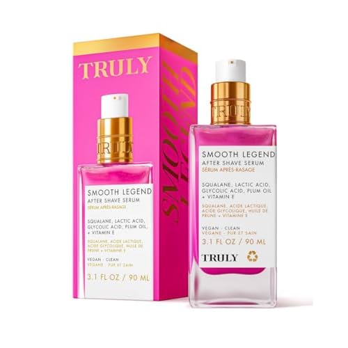 Truly Beauty Luxury After Shave Serum | Soothing & Hydrating Post Shave Treatment to Prevent Ingrown Hair For Smooth, Irritation-Free Skin