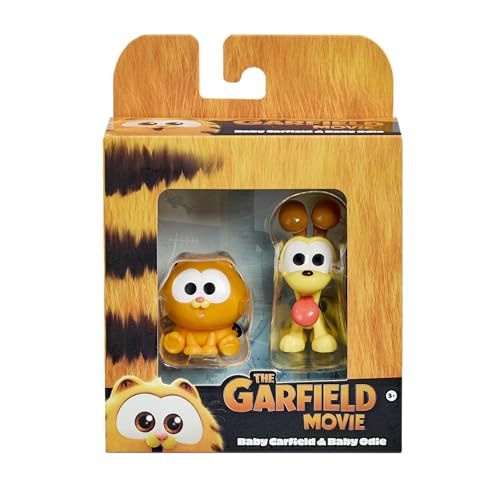 Animagic Baby Garfield & Baby Odie Figurine Set - 2-Pack Collectibles