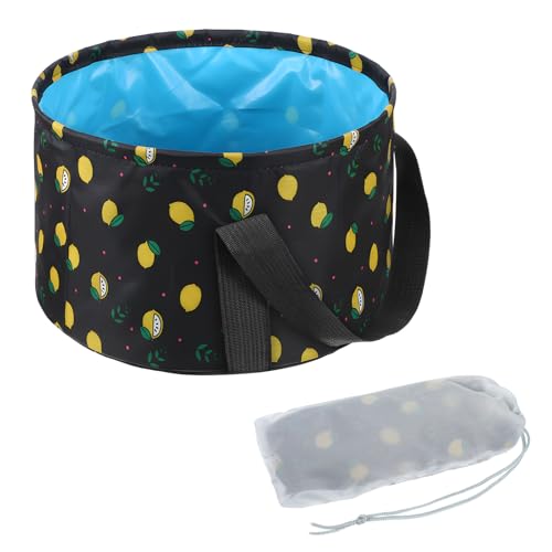 Molain Black Foldable Foot Spa Bucket Portable Foot Bath Tub for Travel & Home