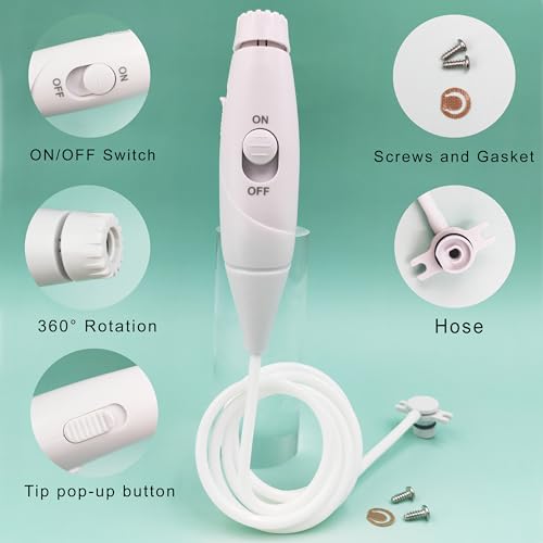 Water Flosser Replacement Hose & Handle for Waterpik WP-Series