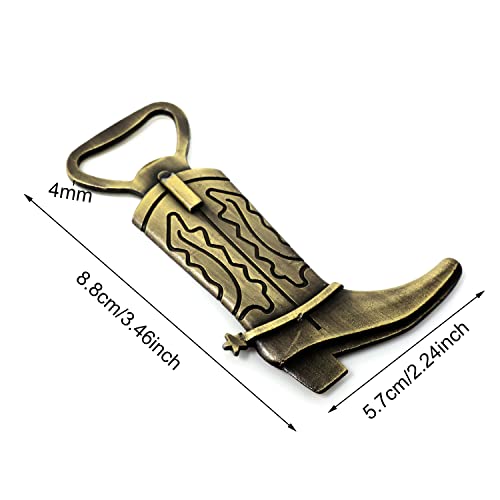 Cowboy Boot Bottle Openers - 4PCS Novelty Beer & Wine Openers