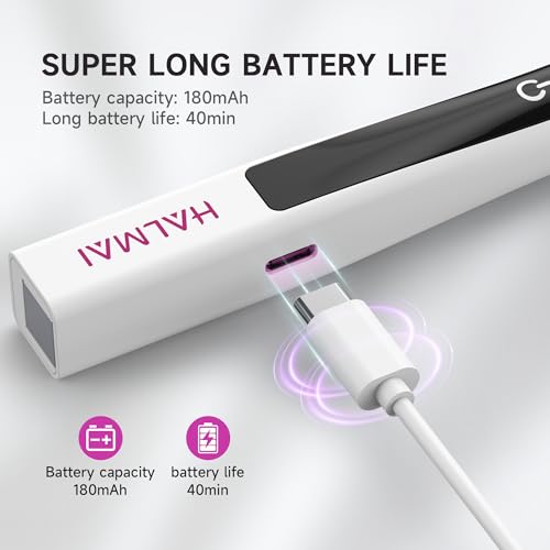 Halmai Handheld UV Nail Lamp - Cordless Mini Gel Polish Dryer