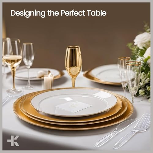 Bakken Heavy Duty Disposable Cutlery Set - 100 Pieces Forks, Spoons, Knives
