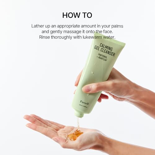 Parnell Heartleaf Calming Gel Cleanser - 180ml Soothing Formula