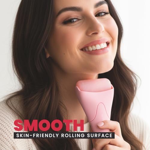 Ice Roller & Gua Sha Facial Tools Set - Reduce Wrinkles & Puffiness