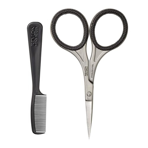 Revlon Men's Facial Grooming Kit - Beard Scissors & Comb