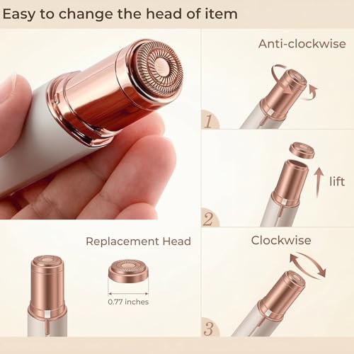tuokiy Gen 2 Replacement Heads for Flawless Finishing Touch 2-Pack