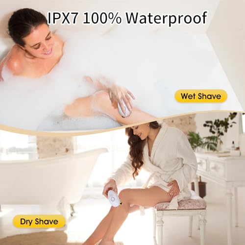 Electric Razors for Women, 5 in 1 Magnetic Painless Rechargeable Shaver Womens, Women's Shavers Everything, Lady Leg/Bikini/Face Hair Removal Products, Female Wet Dry Shaving Machine