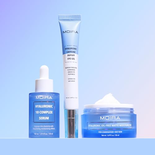 Moira Hyaluronic Caffeine Depuff Eye Gel - Soothes & Hydrates Eye Area