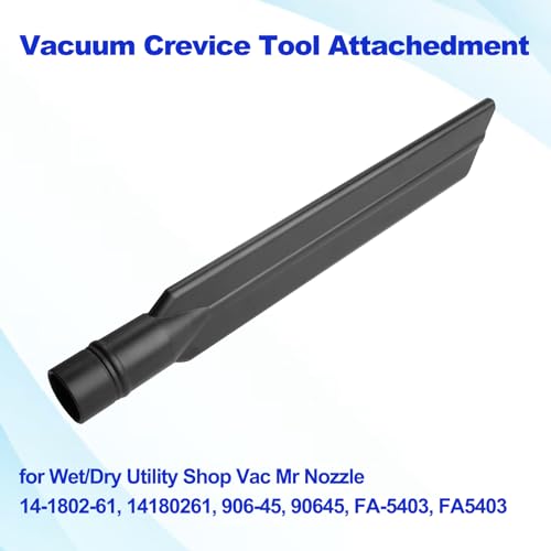 1.5-Inch Vacuum Crevice Tool Attachment for Shop Vac | 17" Length
