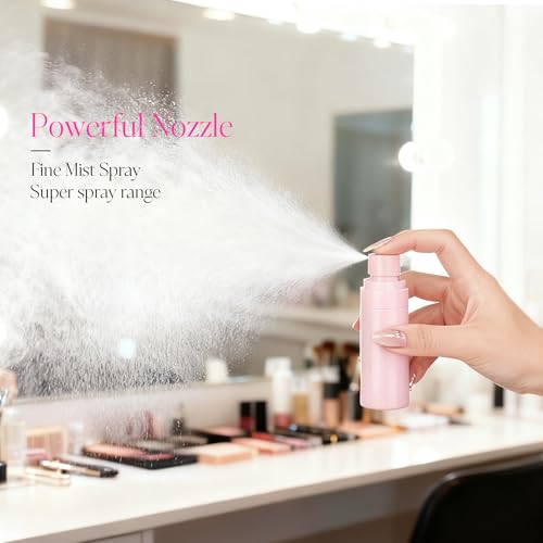 ZEJIA 2oz Travel Spray Bottle - 2 Pack, Leak-Proof Fine Mist Sprayer