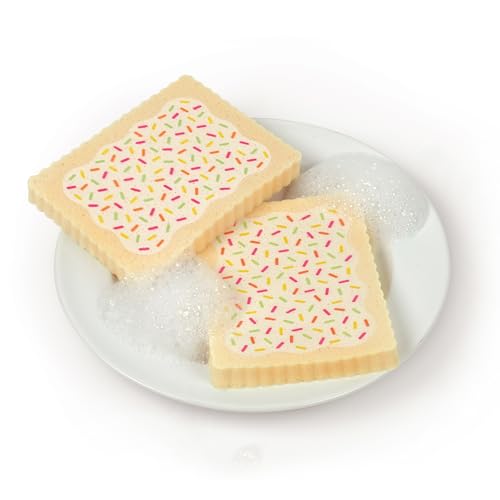 Fred & Friends Slop Tarts Set of 4 Compressed Kitchen Sponges