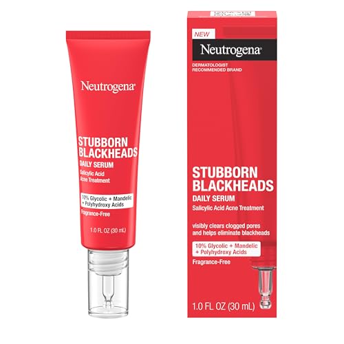 Neutrogena Stubborn Blackheads Daily Acne Serum, 1 fl oz
