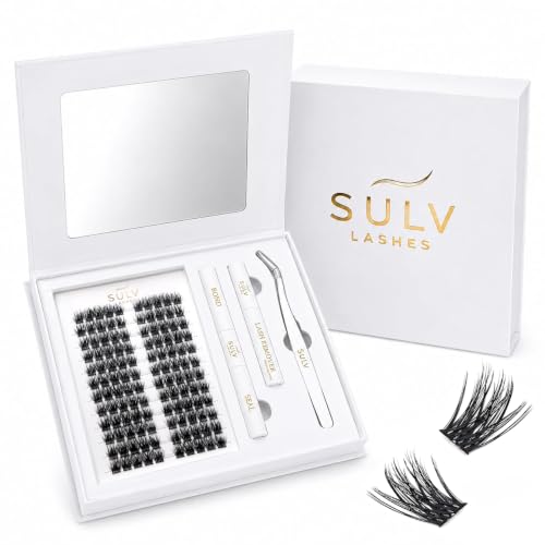 SULV 12-16mm Preglued Lash Clusters Kit - 120PC CC Curl
