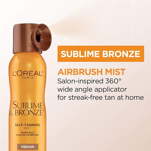 L'Oreal Paris Sublime Bronze Self Tanning Mist - Medium Shade