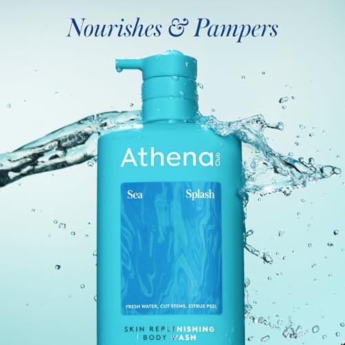Athena Club Sea Splash Body Wash for Women, 18 Fl Oz | Hydrating & Sulfate-Free