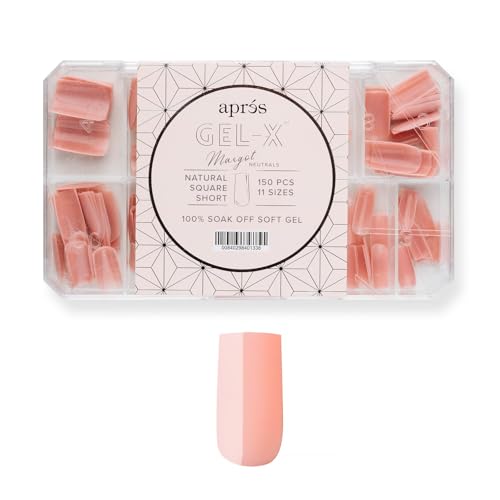 Aprés Neutrals Gel-X Margot Press On Nails - 150pcs, 11 Sizes