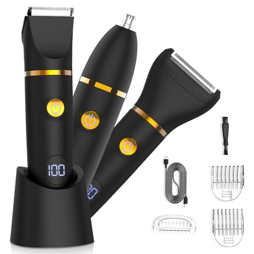 Zesuti 3-in-1 Body Hair Trimmer for Men - Model 388 Waterproof Grooming Kit