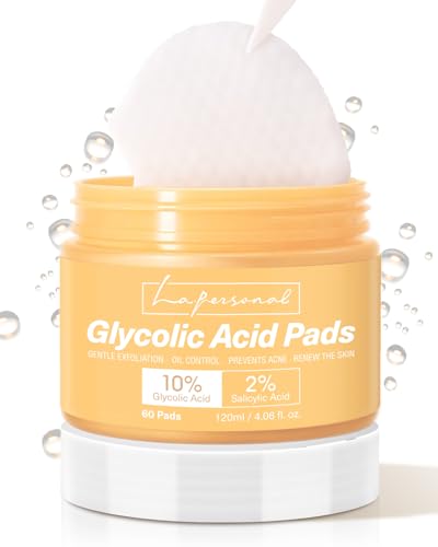 Glycolic Acid Exfoliating Pads - Gentle Resurfacing & Cleansing