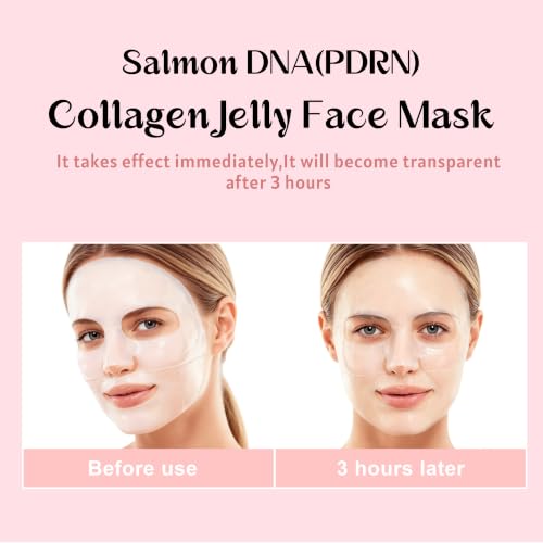 Salmon DNA Collagen Face Mask Overnight Hydrating & Firming Gel Sheet