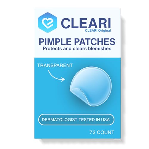 CLEARI Pimple Patches - 72 Ultra-Thin Acne Spot Covers