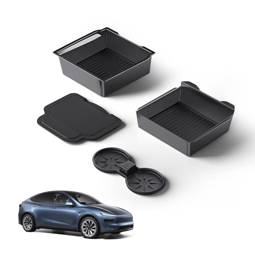Tesla Model 3 & Model Y Center Console Organizer - Dual-Layer Storage