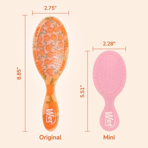 Wet Brush Original Detangler - Tutti Fruitti, Ultra-Soft Bristles for All Hair Types