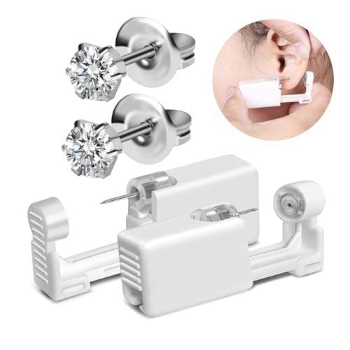 2-Pack Disposable Ear Piercing Kit with 5mm Studs - Home Use