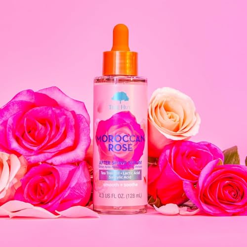 Tree Hut Moroccan Rose After Shave Serum, Helps Keep Skin Smooth & Soothed After Shaving, Sensitive, 4.3 Fl Oz