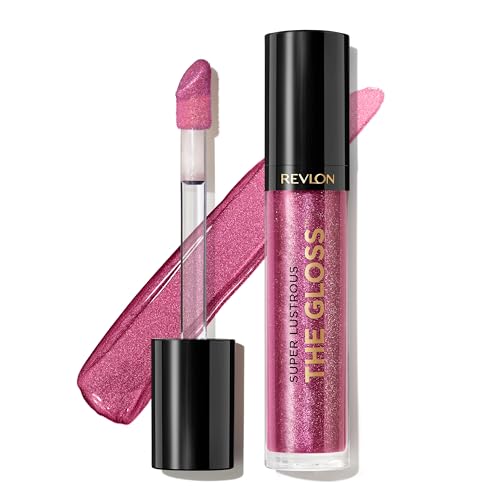 Revlon Super Lustrous Lip Gloss 275 Dusk Darling - Non-Sticky Hydrating Shine, 0.13 oz
