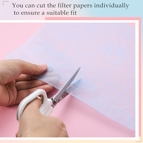Fanfanwin Nail Dust Collector Filter Paper - Blue, 400 Sheets