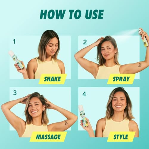 Batiste Original Dry Shampoo Pack of 2 - Classic Clean Scent, 3.81 oz